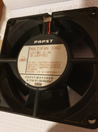 Pack nº 5: PAPST MULTIFAN 3382(12V) + BOXER (230V)