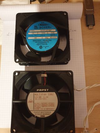 Pack nº 5: PAPST MULTIFAN 3382(12V) + BOXER (230V)