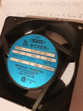 Pack nº 5: PAPST MULTIFAN 3382(12V) + BOXER (230V)