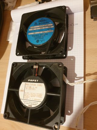Pack nº 5: PAPST MULTIFAN 3382(12V) + BOXER (230V)