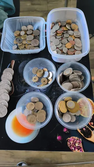 Coleção de Moedas Antigas Mundo