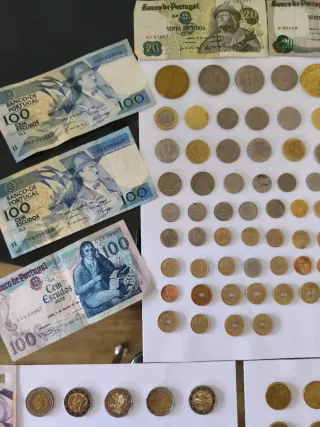 Coleção de Moedas Antigas Mundo