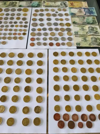 Coleção de Moedas Antigas Mundo