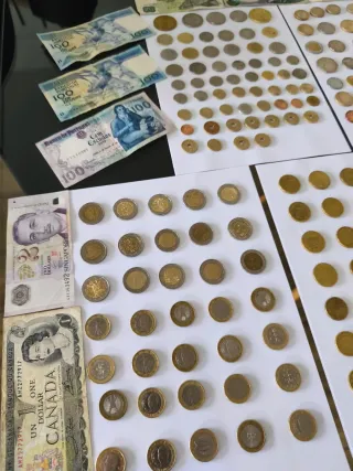 Coleção de Moedas Antigas Mundo