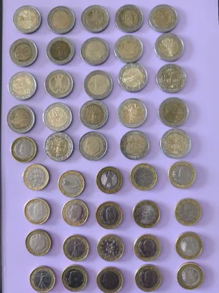 Coleção de Moedas Antigas Mundo