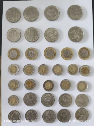 Coleção de Moedas Antigas Mundo