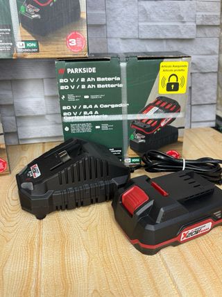 Taladro percusión Parkside 20V + Batería 2Ah