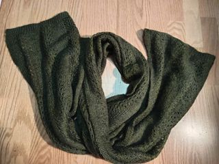 Bufanda Mohair Vintage Grande Verde