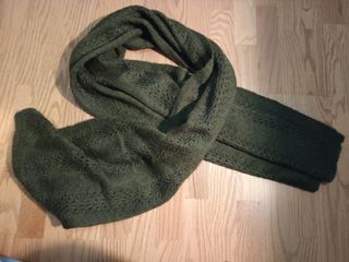 Bufanda Mohair Vintage Grande Verde
