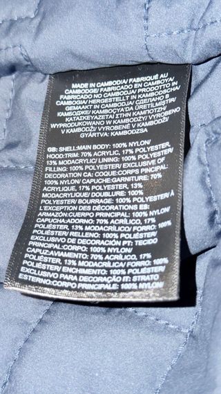 Parka The North Face Azul Marino Talla XL