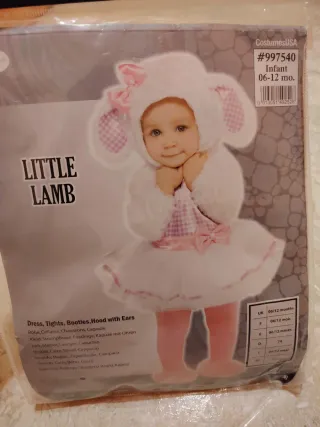 Costume da coniglietta 6-12 mesi