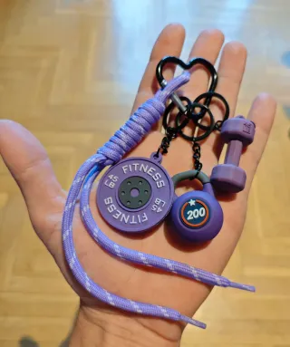 Llavero crossfit lila