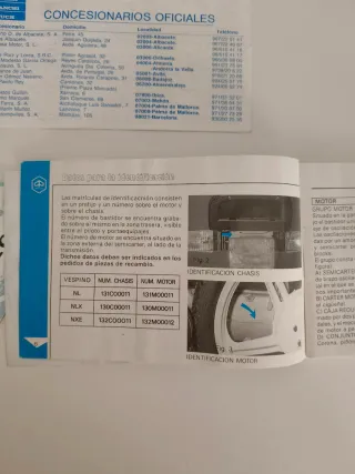 Vespino NXE Arranque Electrico.