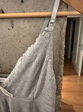 Conjunto camisón lactancia y bata