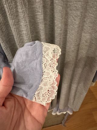 Conjunto camisón lactancia y bata