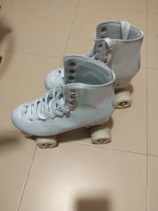 Patines bota blancos talla 37