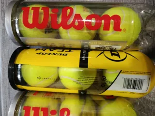 3 Botes Pelotas Padel Wilson Amarillas