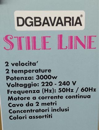 Asciugacapelli DGBavaria Stile Line