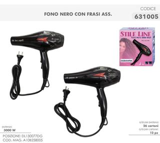 Asciugacapelli DGBavaria Stile Line