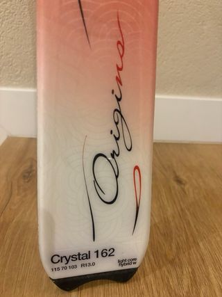 Esquís Salomon Crystal Mujer 162cm + Fijaciones