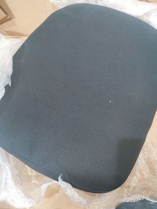 SONGMICS Silla de Oficina, Silla de Escritorio, Respaldo Ergonómico, Altura Ajustable, Reposabrazos Plegables, Silla Giratoria con Reposacabezas, Carga de 150 kg, Negro Tinta OBN088B01