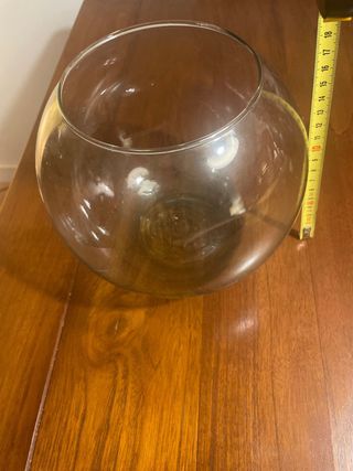 Pecera esférica de cristal 20 cm