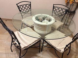 Sillas de comedor de metal