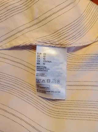 H&M talla 40-42 Vestido largo beis