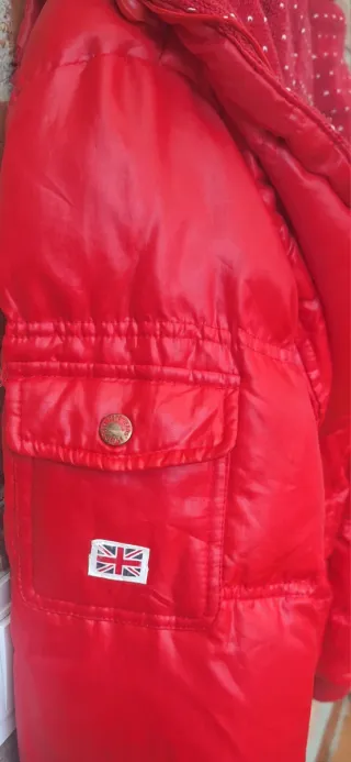 Plumífero Pepe Jeans Rojo con Capucha