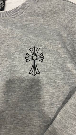 Sudadera Chrome Hearts Gris