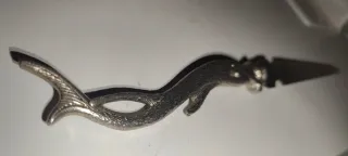 Abrecartas antiguo diseño dragón