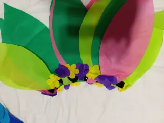 Falda Hawaiana Niña Talla Única