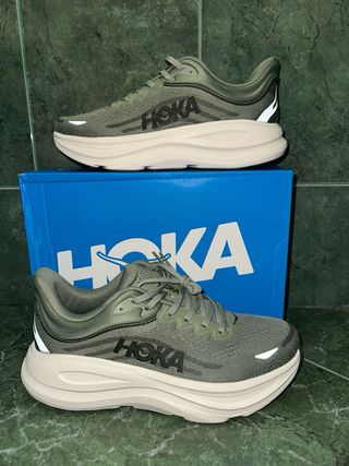 Zapatillas Hoka Bondi 9 running Caqui