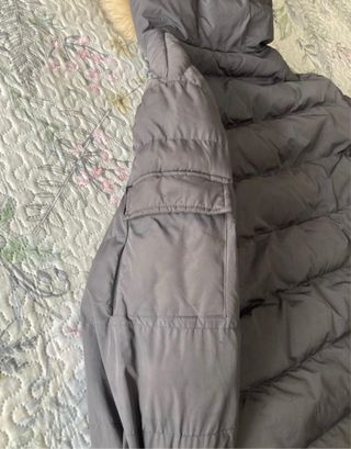 Cazadora SikSilk Gris con Capucha y Pelo