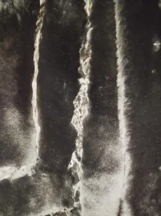 Chaquetón de mujer negro hecho a mano