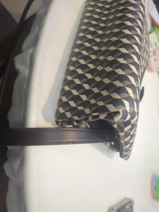 Bolso Lombali Beige y Marrón