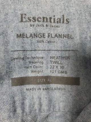 Camisa Essentials azul