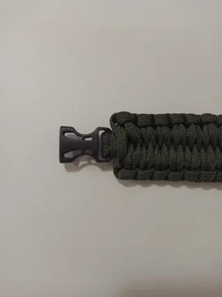 Pulsera militar táctica paracord desmontable