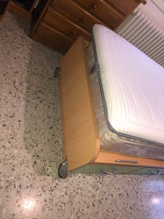 Cama nido individual con cajones con colchón