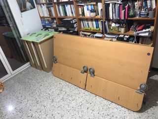 Cama nido individual con cajones con colchón