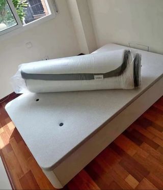 Camas abatibles de madera + colchones