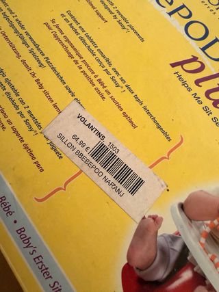 Trona Mini con Bandeja