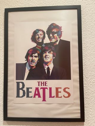 Póster The Beatles con marco