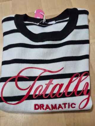 Top Tally Weijl Rayas Negras y Blancas