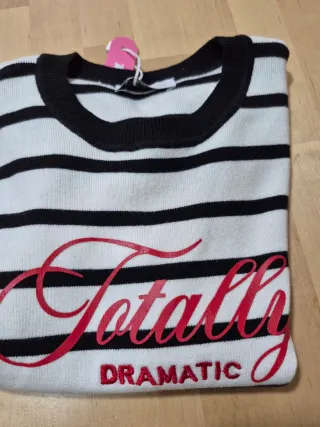 Top Tally Weijl Rayas Negras y Blancas