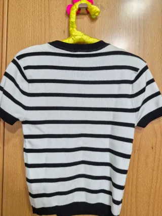 Top Tally Weijl Rayas Negras y Blancas