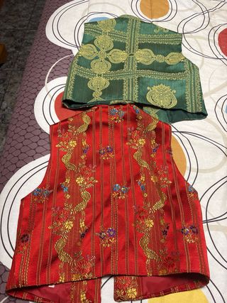 Chaleco Fallero Llorcados Rojo y Verde