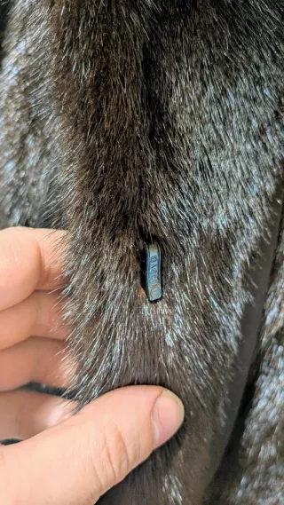 Abrigo de piel para mujer