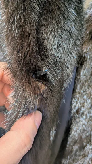 Abrigo de piel para mujer