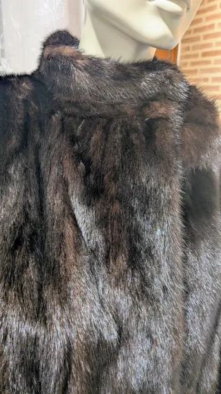 Abrigo de piel para mujer